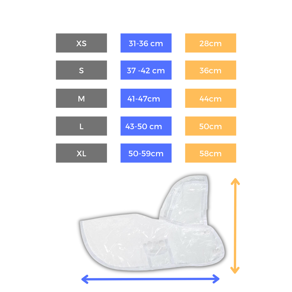 Impermeable con capucha para perros - Ozerty