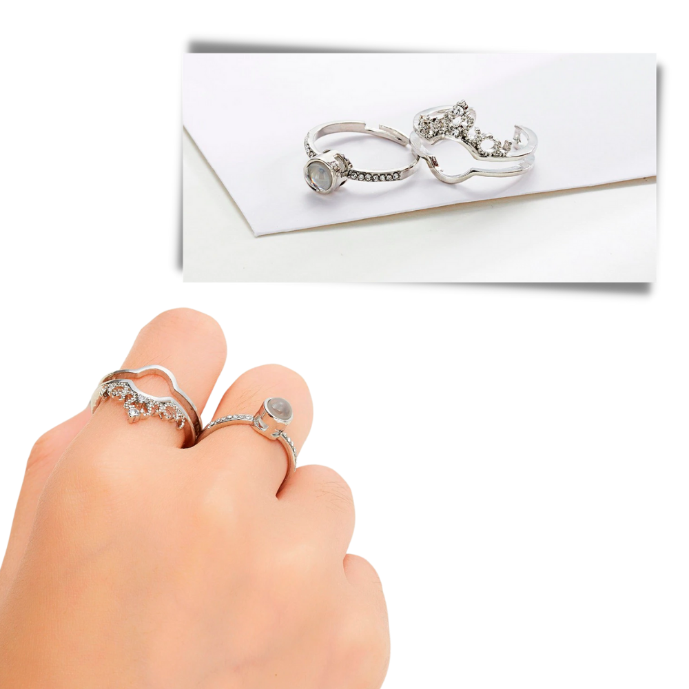 Anillo "Te amo" en 100 idiomas - Ozerty