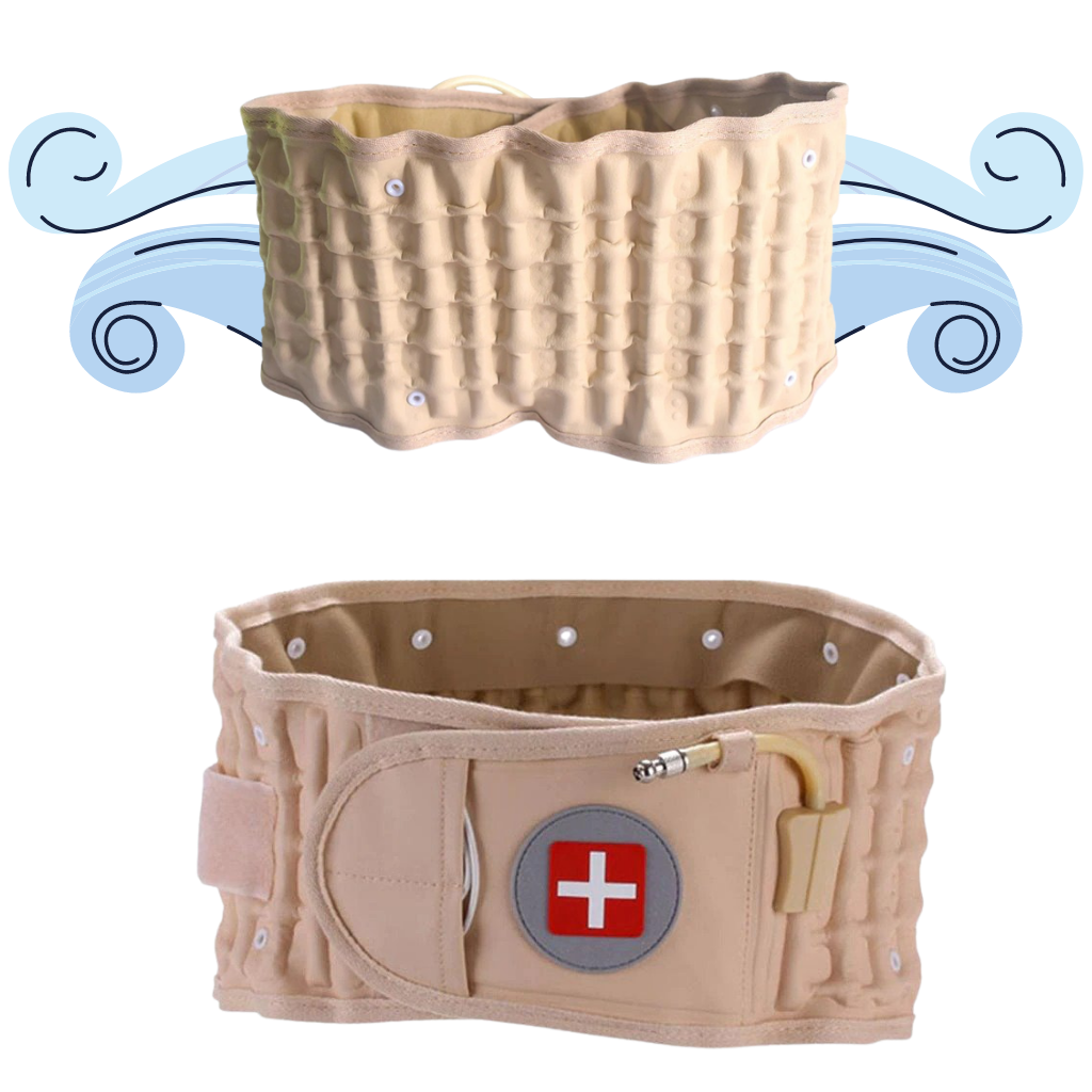 Cinturón lumbar de descompresión inflable - Ozerty