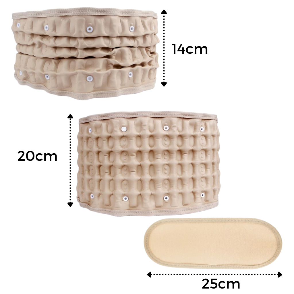 Cinturón lumbar de descompresión inflable - Ozerty