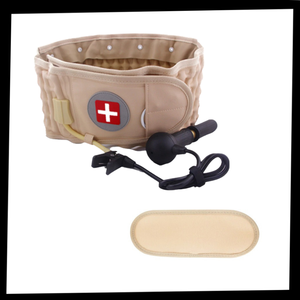 Cinturón lumbar de descompresión inflable - Ozerty