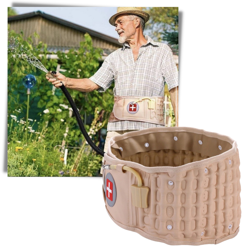 Cinturón lumbar de descompresión inflable - Ozerty