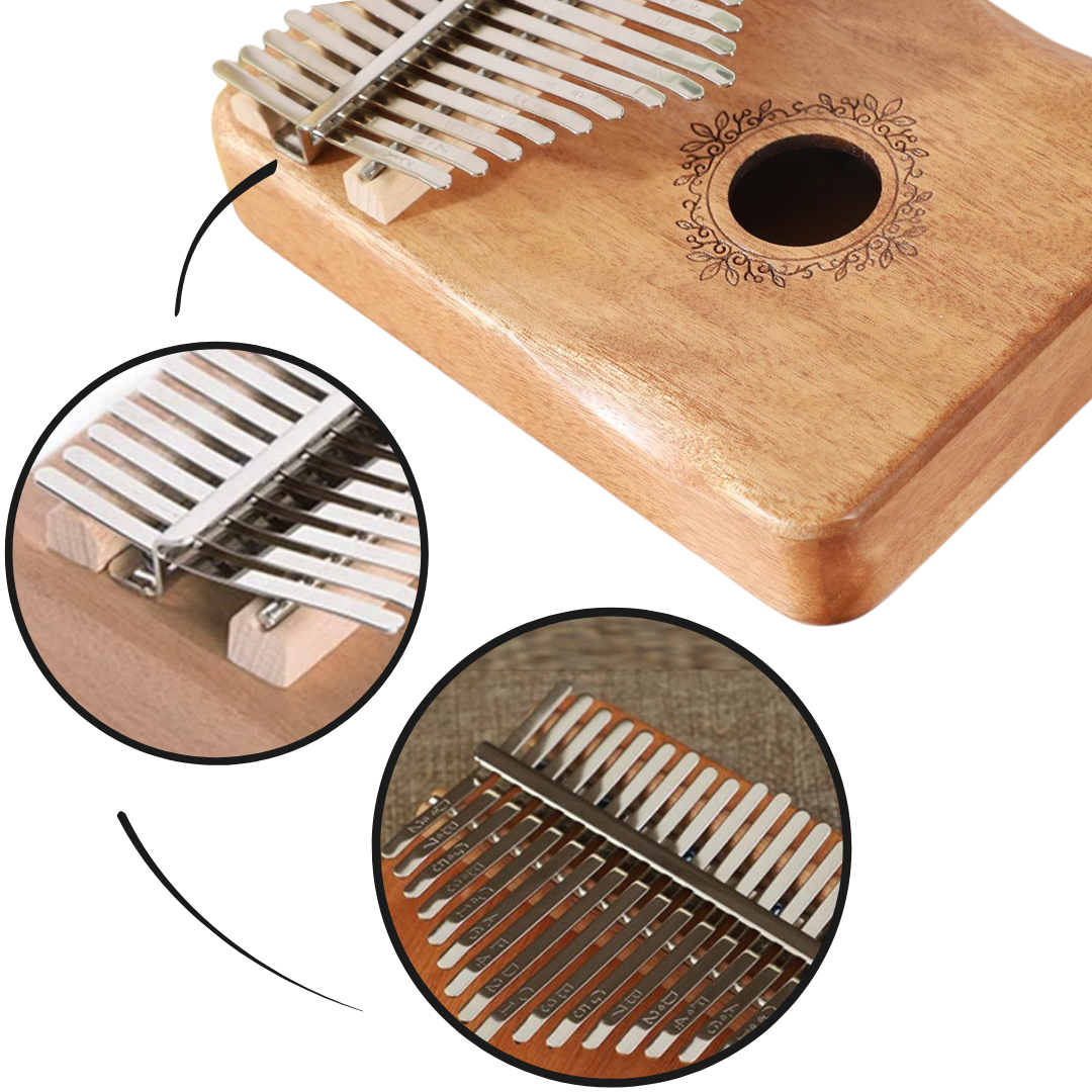 Kalimba Piano de pulgar de 17 teclas