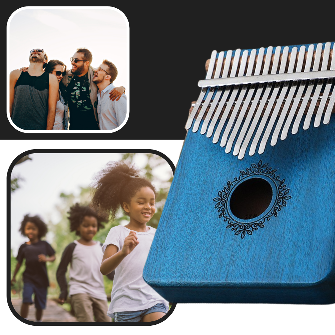 Kalimba Piano de pulgar de 17 teclas