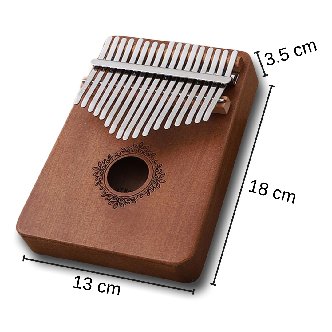 Kalimba Piano de pulgar de 17 teclas