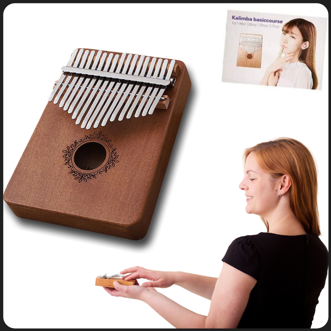 Kalimba Piano de pulgar de 17 teclas