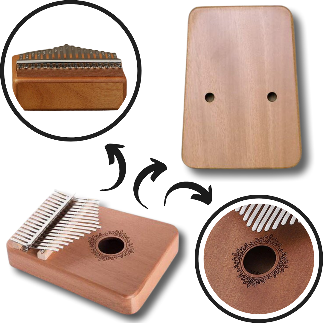 Kalimba Piano de pulgar de 17 teclas