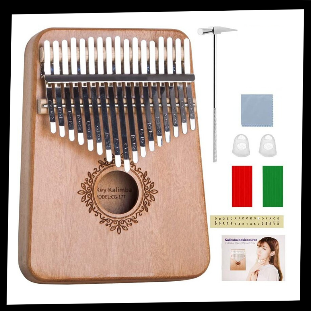 Kalimba Piano de pulgar de 17 teclas