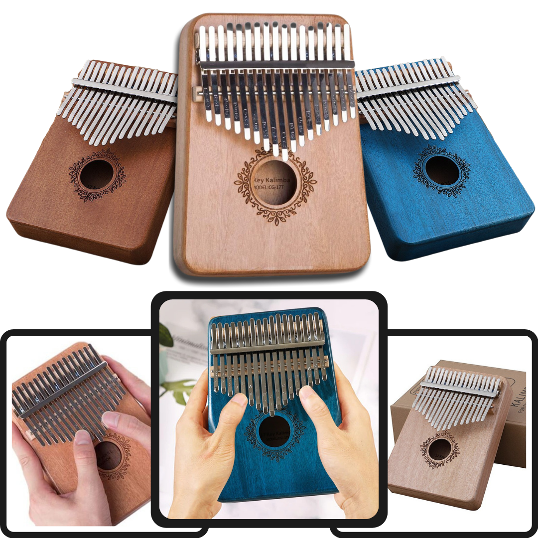 Kalimba Piano de pulgar de 17 teclas