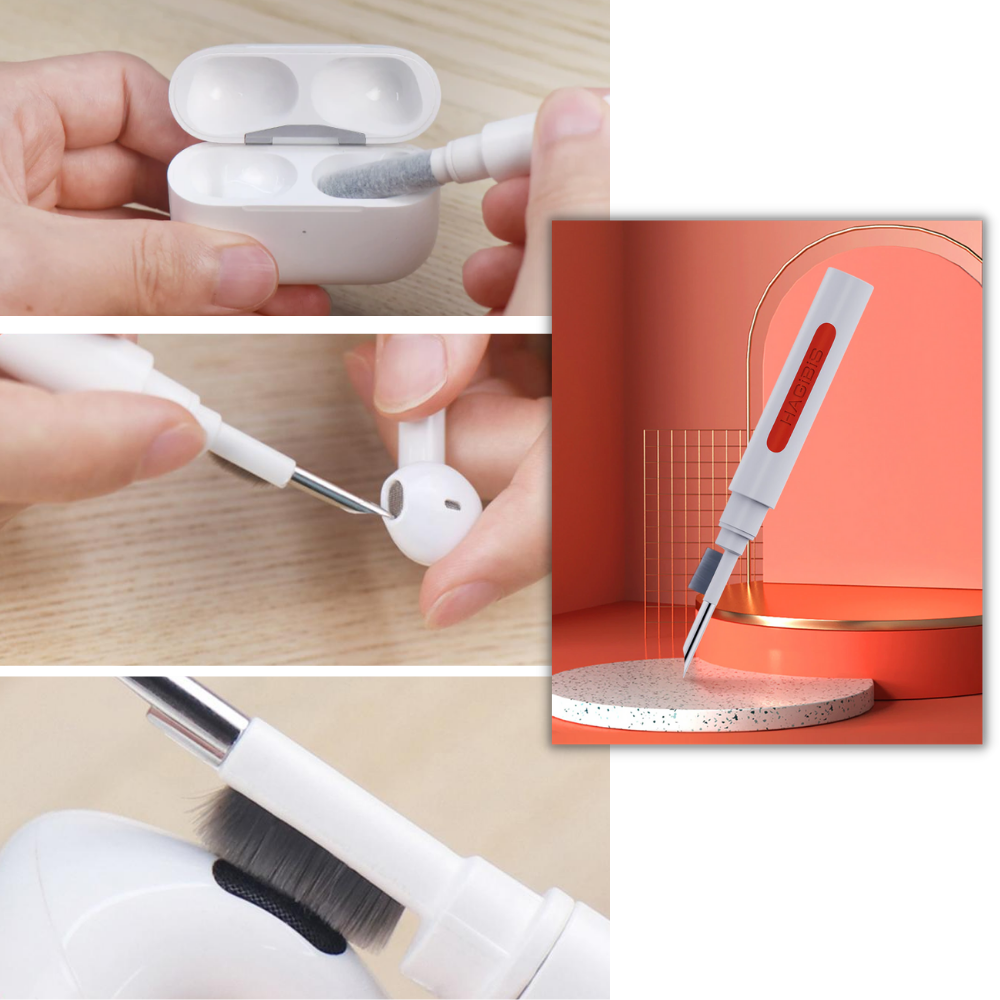 Limpiador de teclados y auriculares 5 en 1 - Ozerty