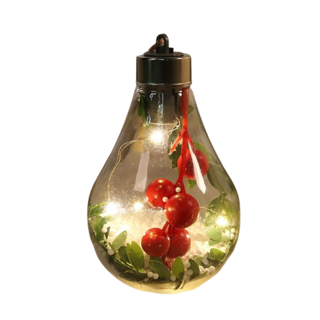Bombilla LED transparente para bolas de navidad