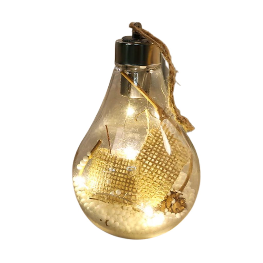 Bombilla LED transparente para bolas de navidad