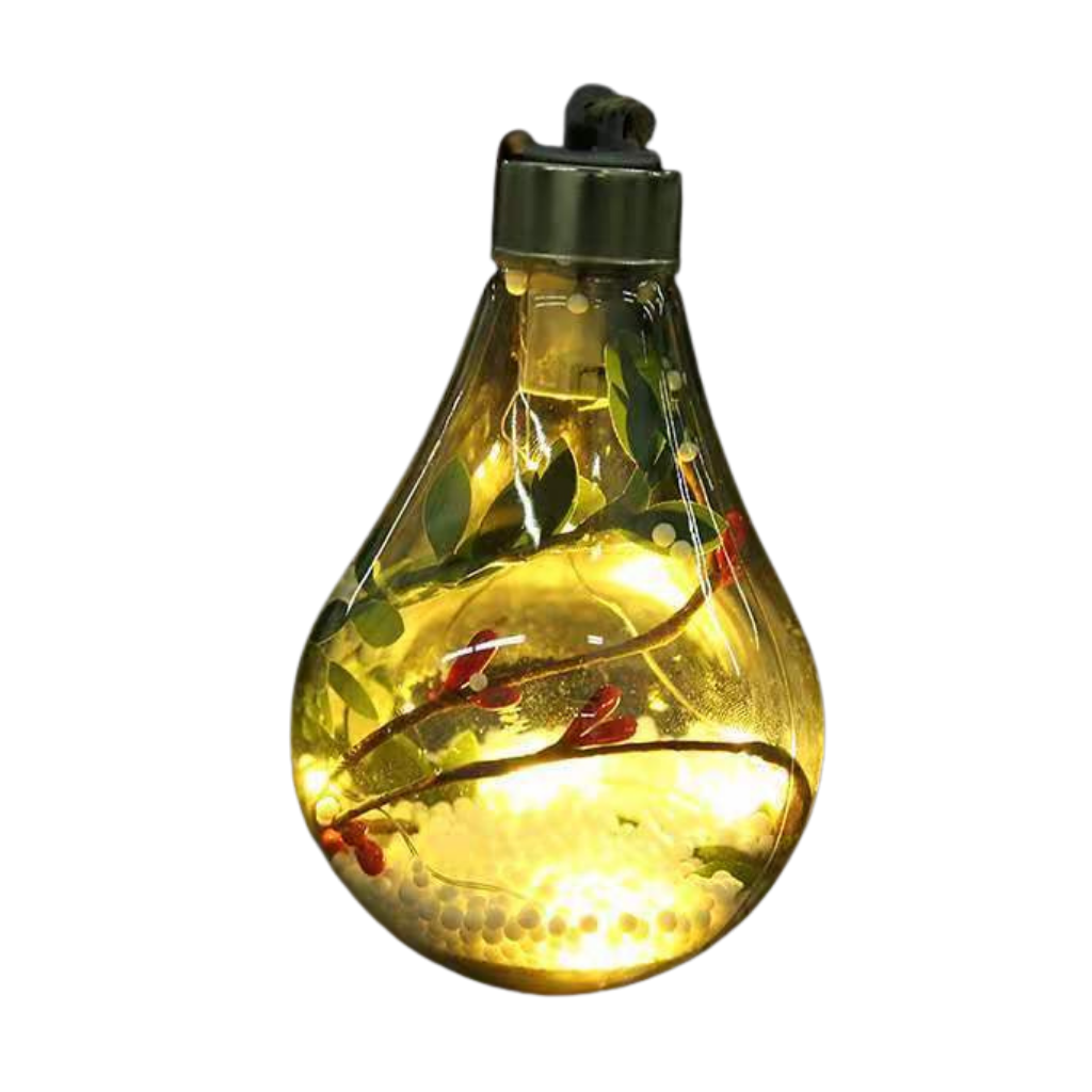 Bombilla LED transparente para bolas de navidad
