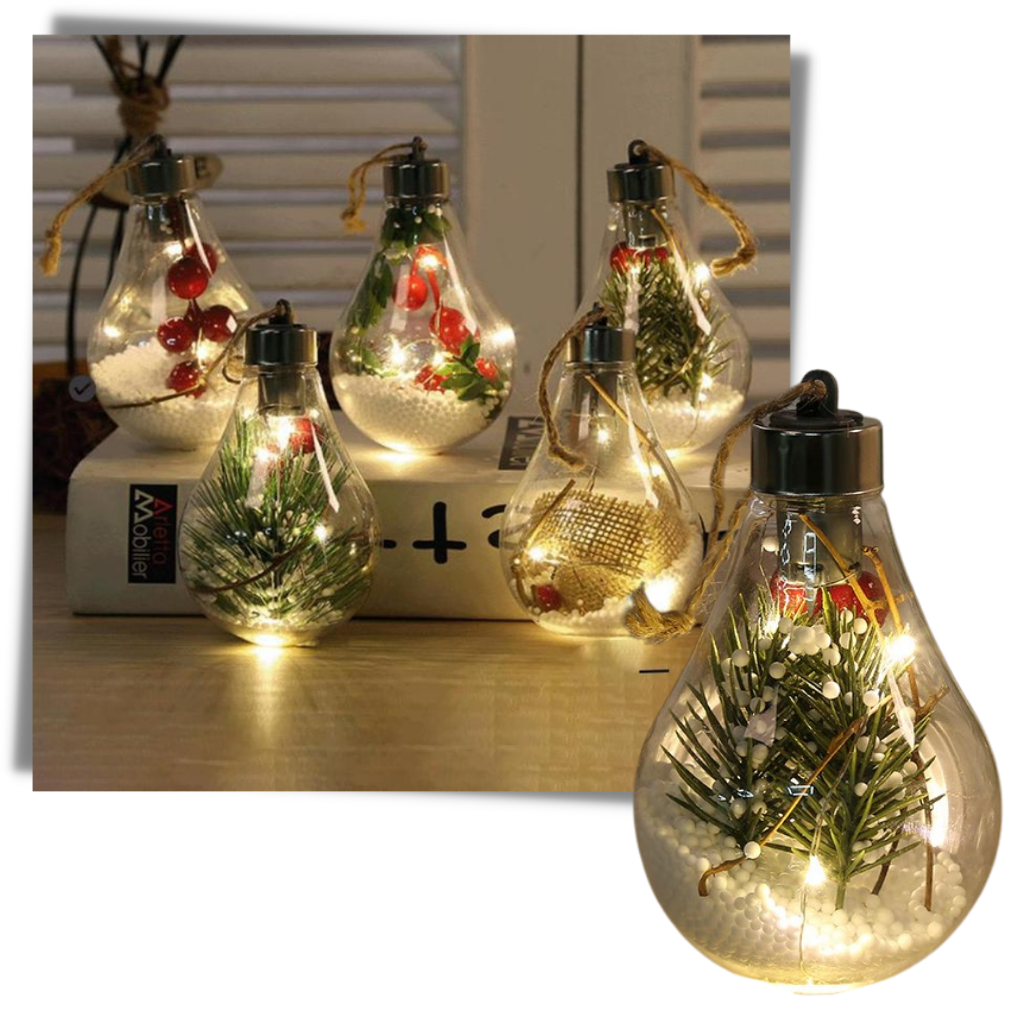 Bombilla LED transparente para bolas de navidad - Ozerty