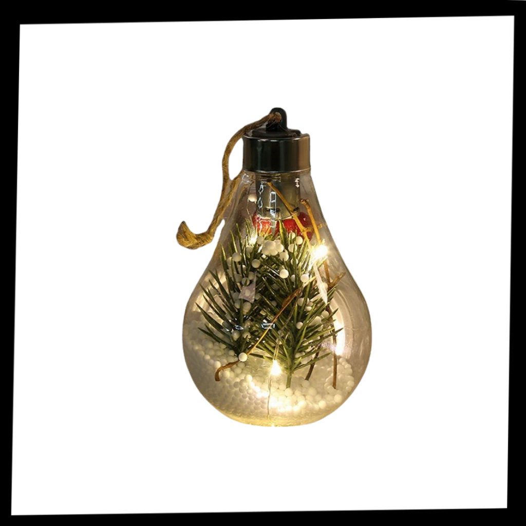 Bombilla LED transparente para bolas de navidad - Ozerty