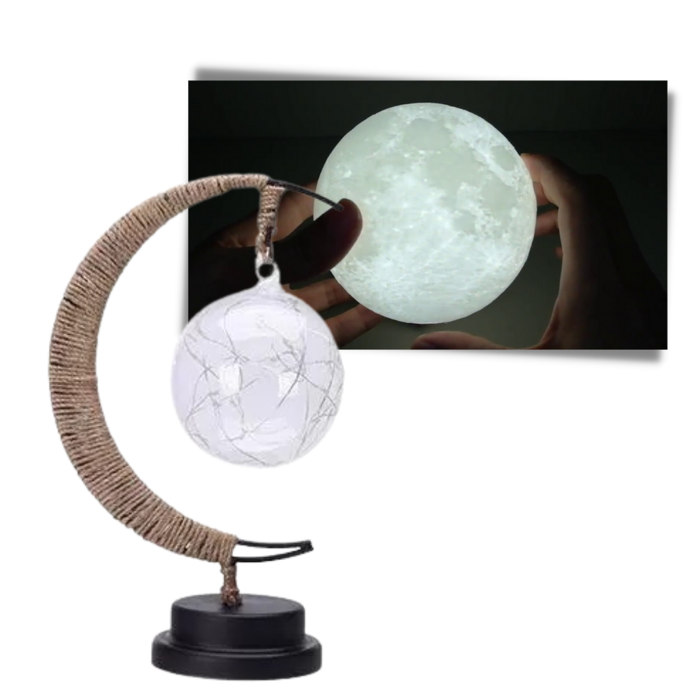 Lámpara LED lunar encantada - Ozerty