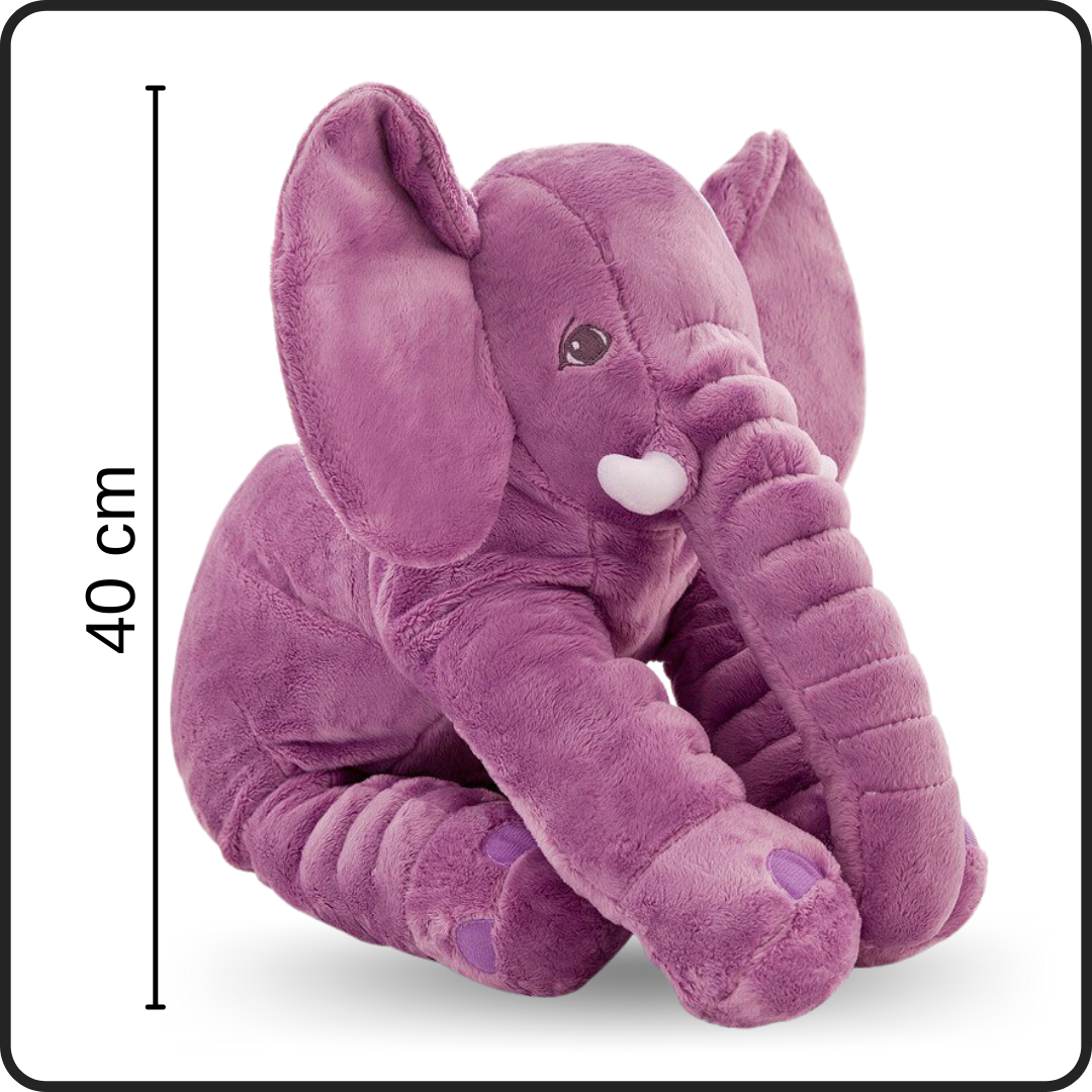 Almohada grande de peluche de bebé elefante - Ozerty