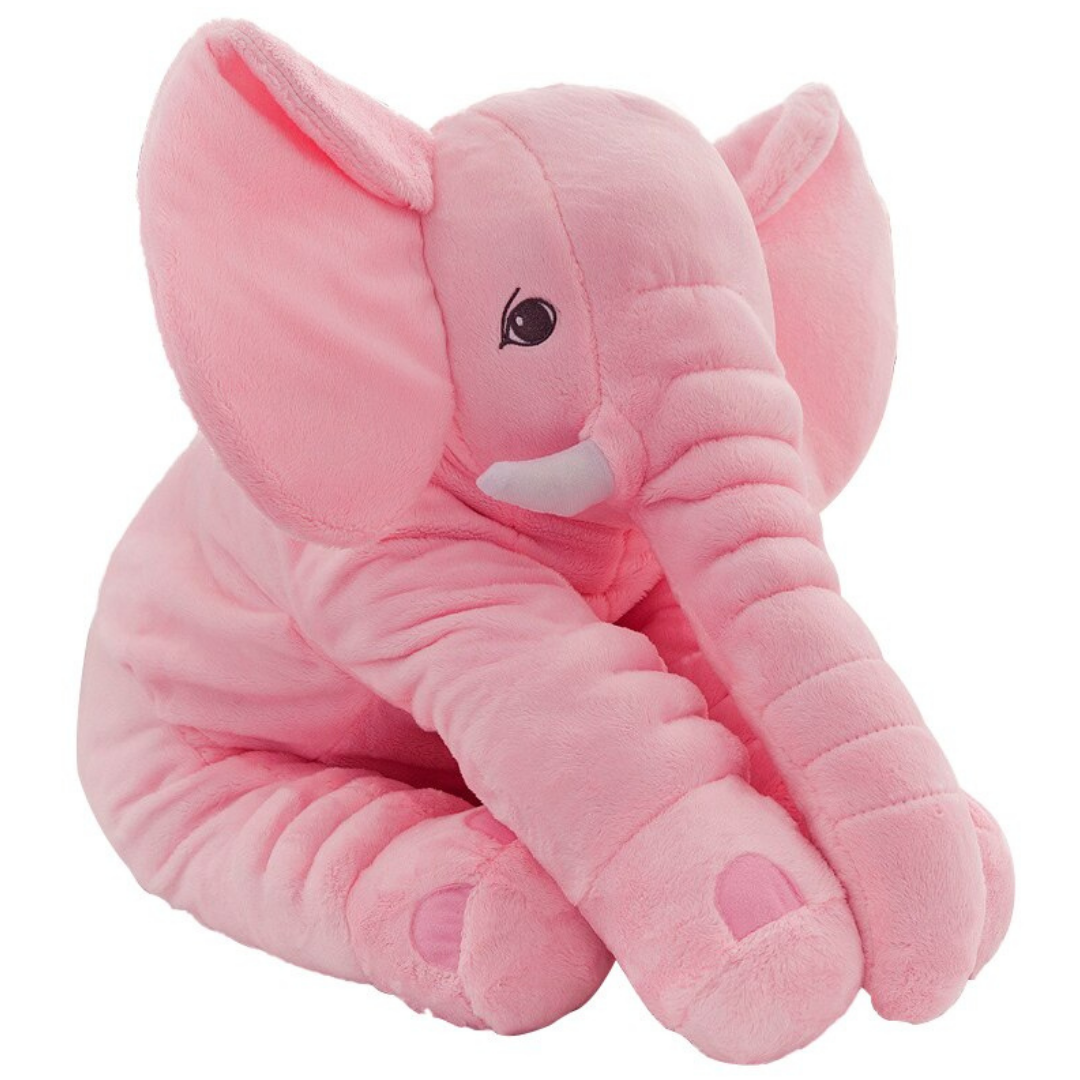 Almohada grande de peluche de bebé elefante - Ozerty