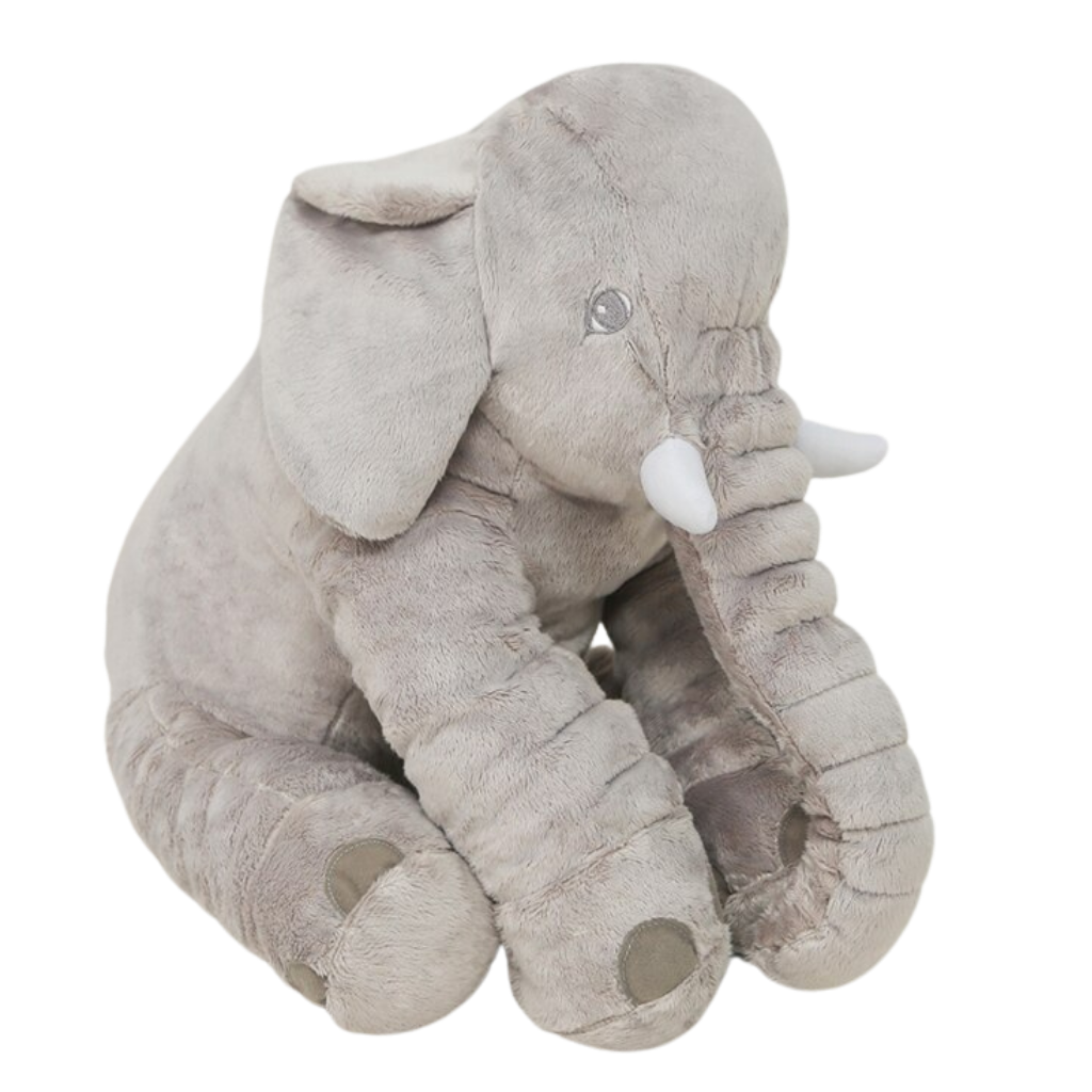 Almohada grande de peluche de bebé elefante