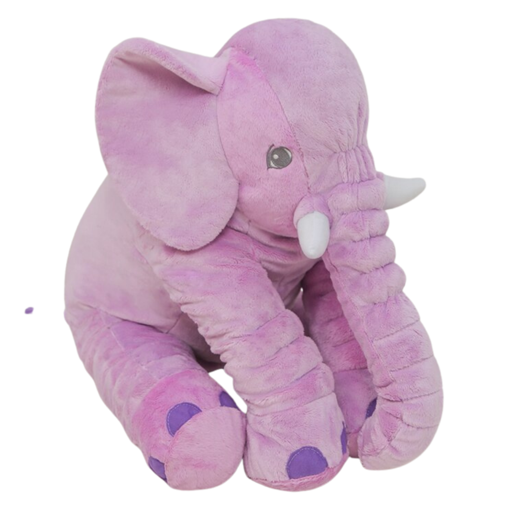 Almohada grande de peluche de bebé elefante