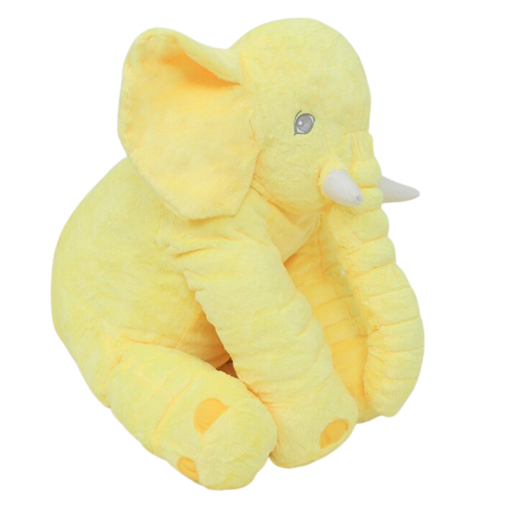 Almohada grande de peluche de bebé elefante