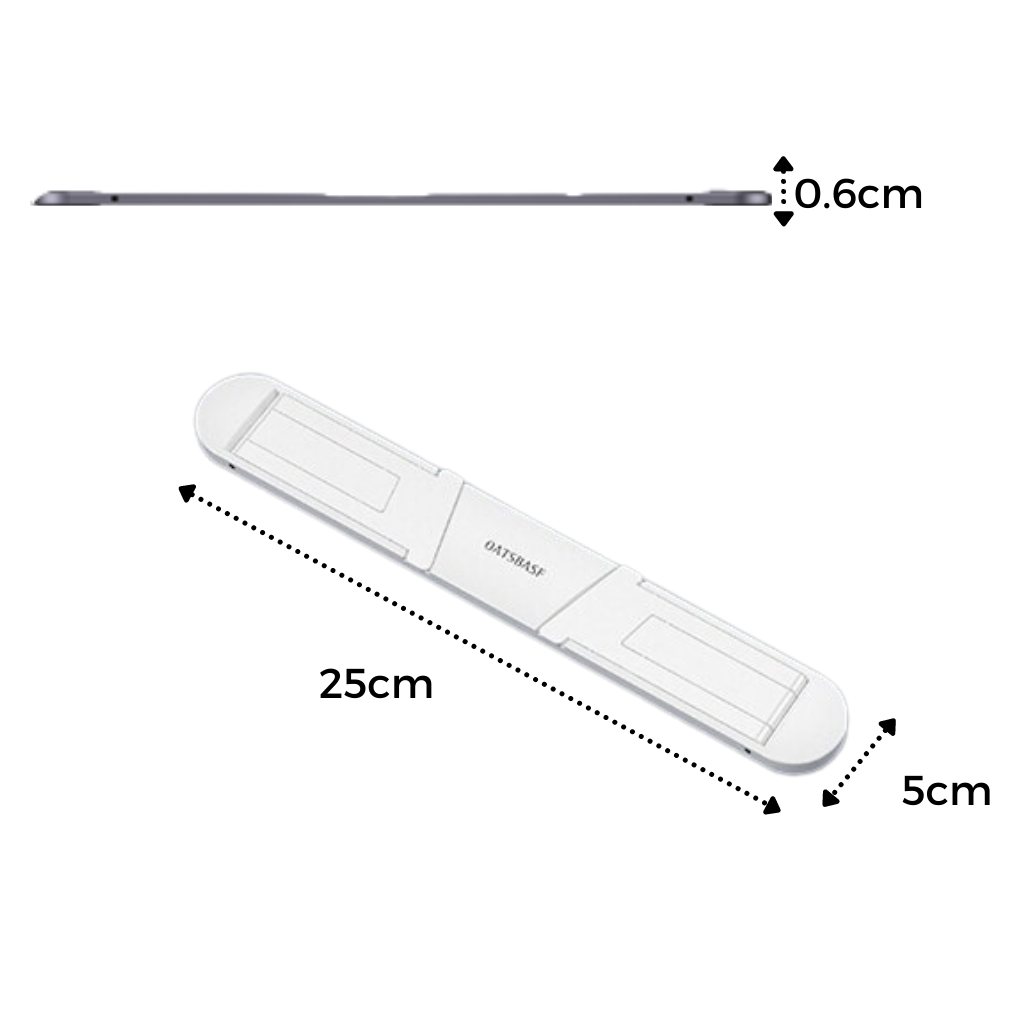 Soporte ligero e invisible de aluminio para el portátil - Ozerty