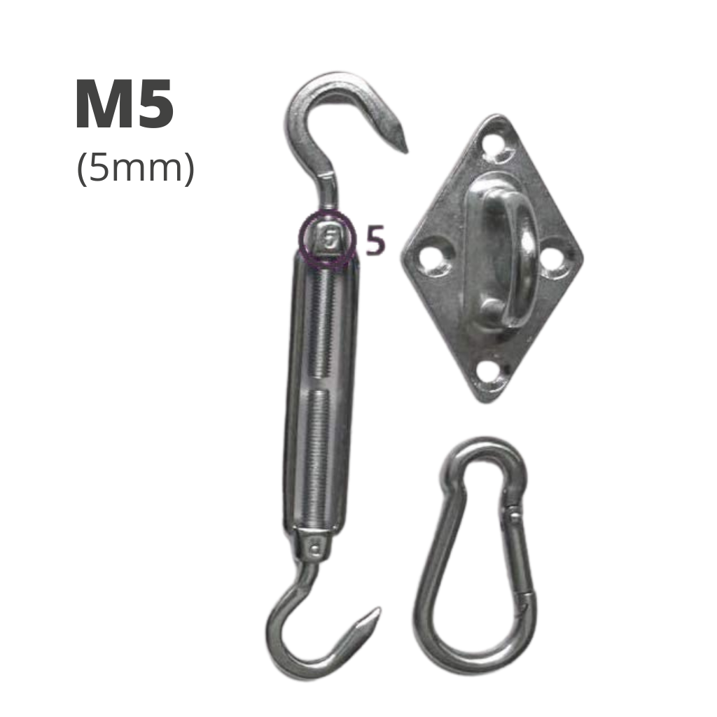 kit de herrajes para sombrillas M5 - Ozerty