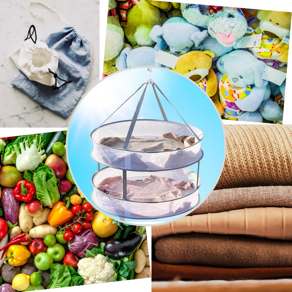 Secador de malla para colgar la ropa - Ozerty