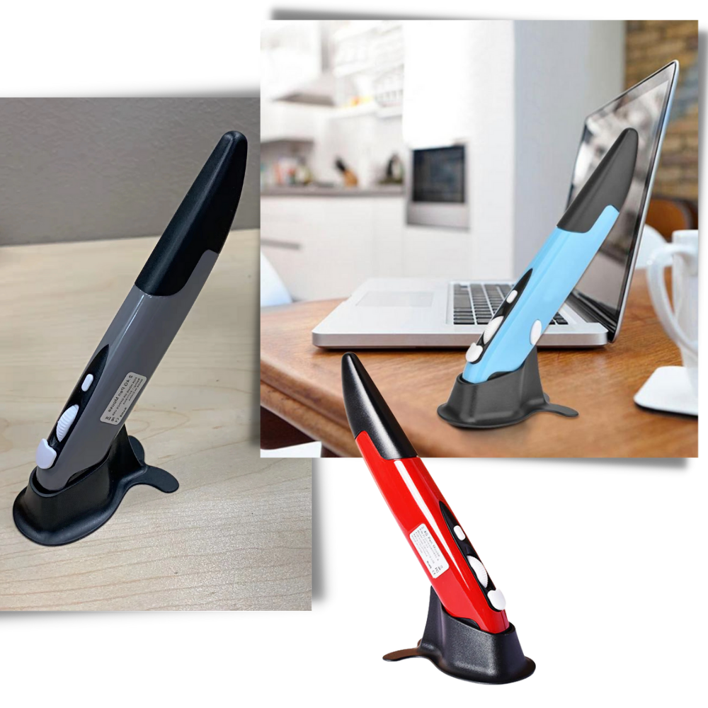 Ratón inalámbrico con forma de bolígrafo - Ozerty