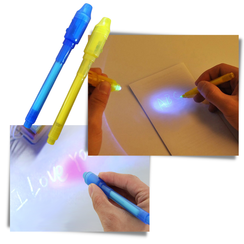 Juego de tablero de dibujo con luz mágica - Ozerty