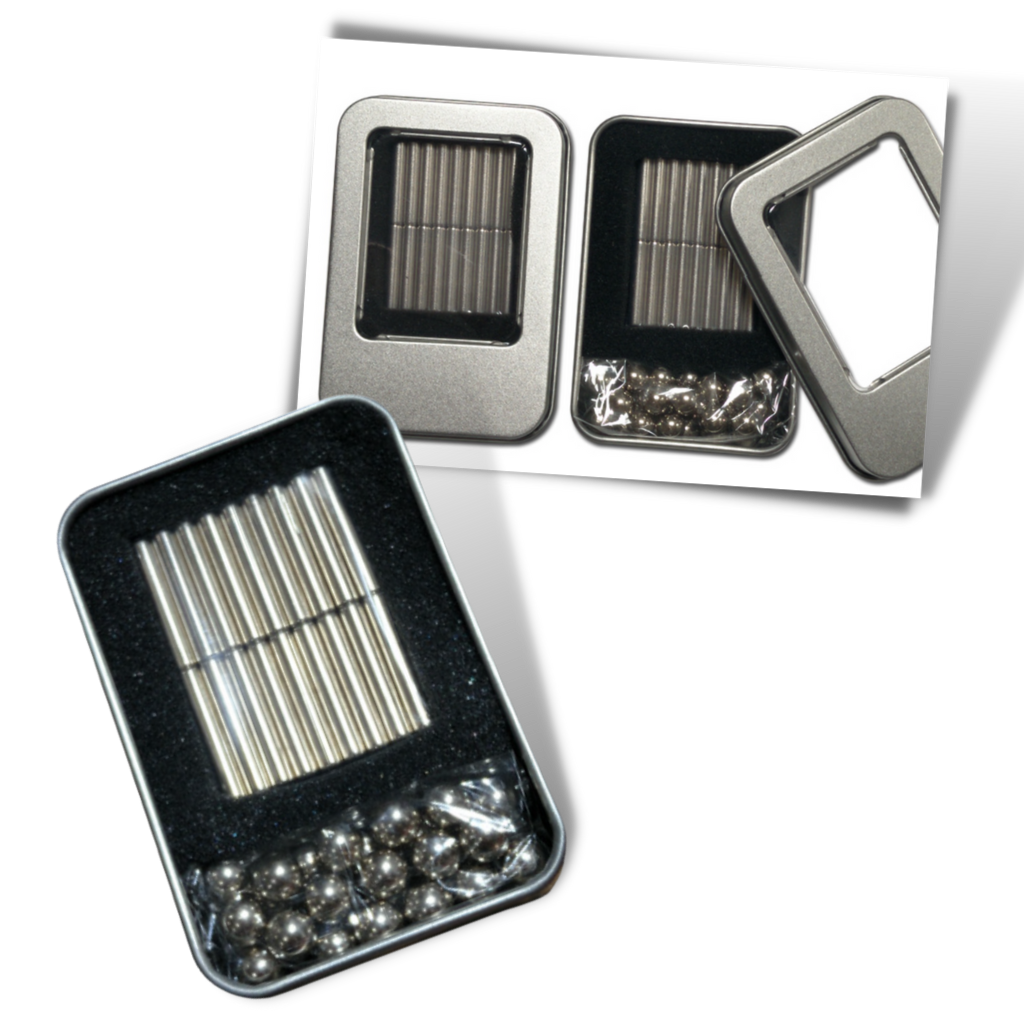 Construcción magnética varillas y bolitas - Ozerty