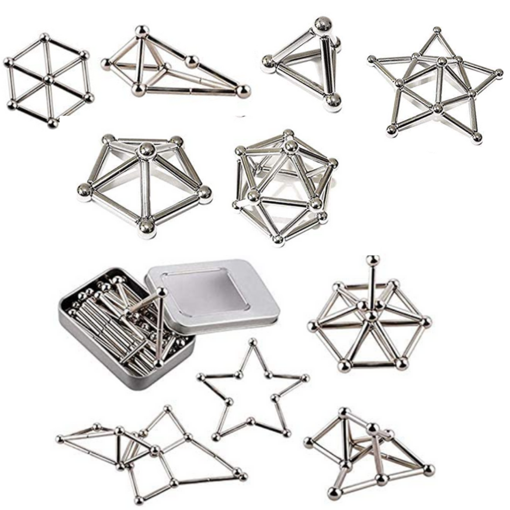 Construcción magnética varillas y bolitas - Ozerty