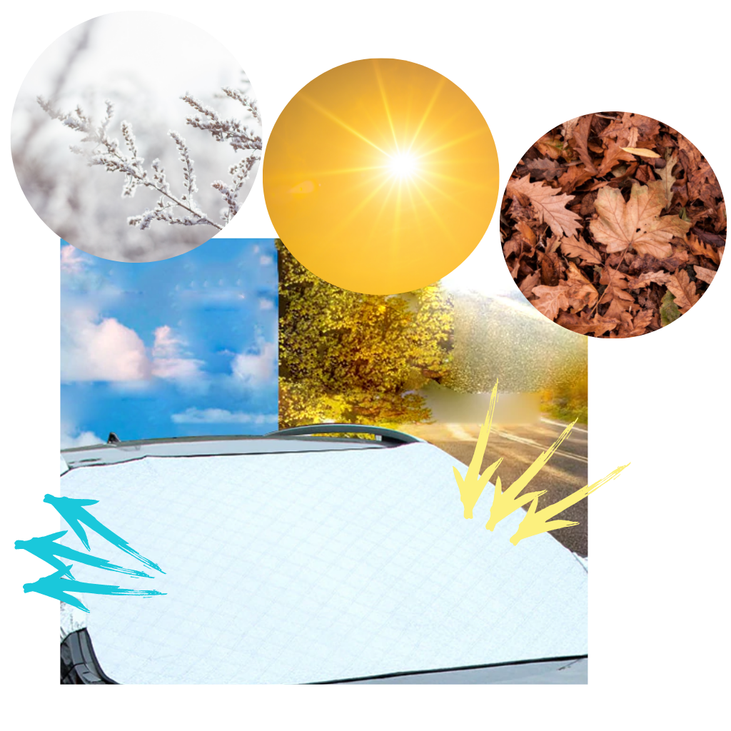 Cubierta magnética para el parabrisas - Ozerty