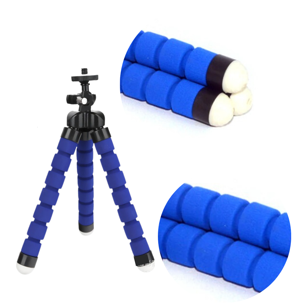 Juego tripié para teléfonos mini flexibles - Ozerty