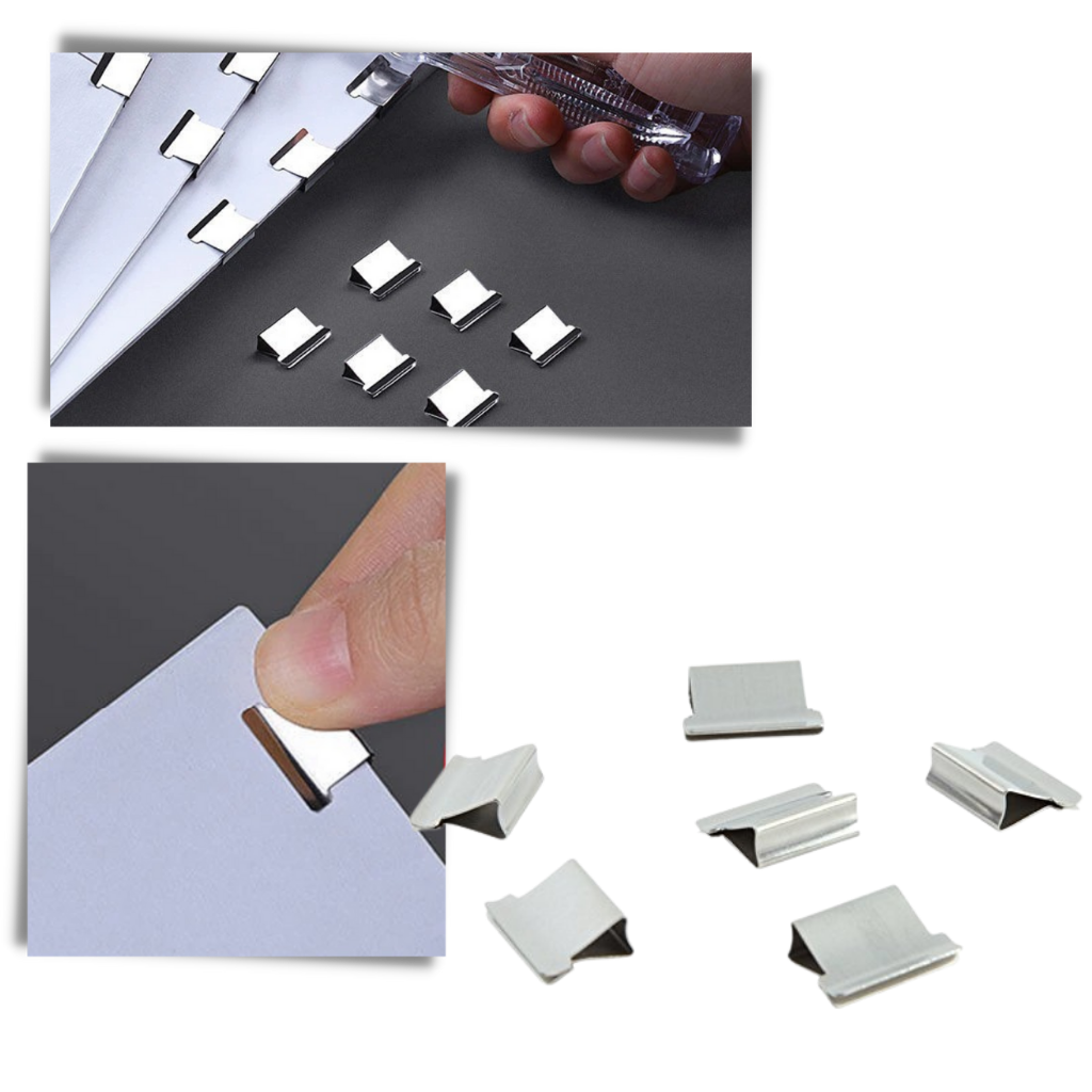 Grapadora dispensadora de pinzas - Ozerty