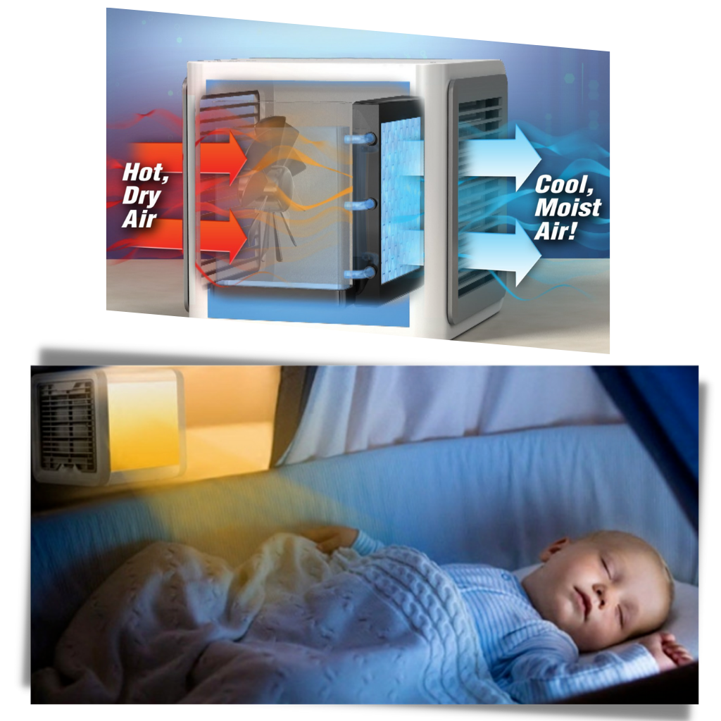 Mini climatizador de aire USB