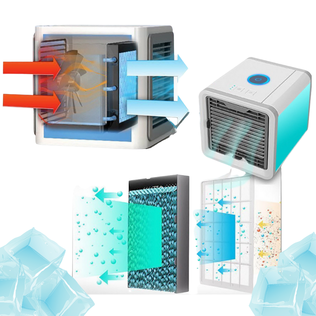 Mini climatizador de aire USB