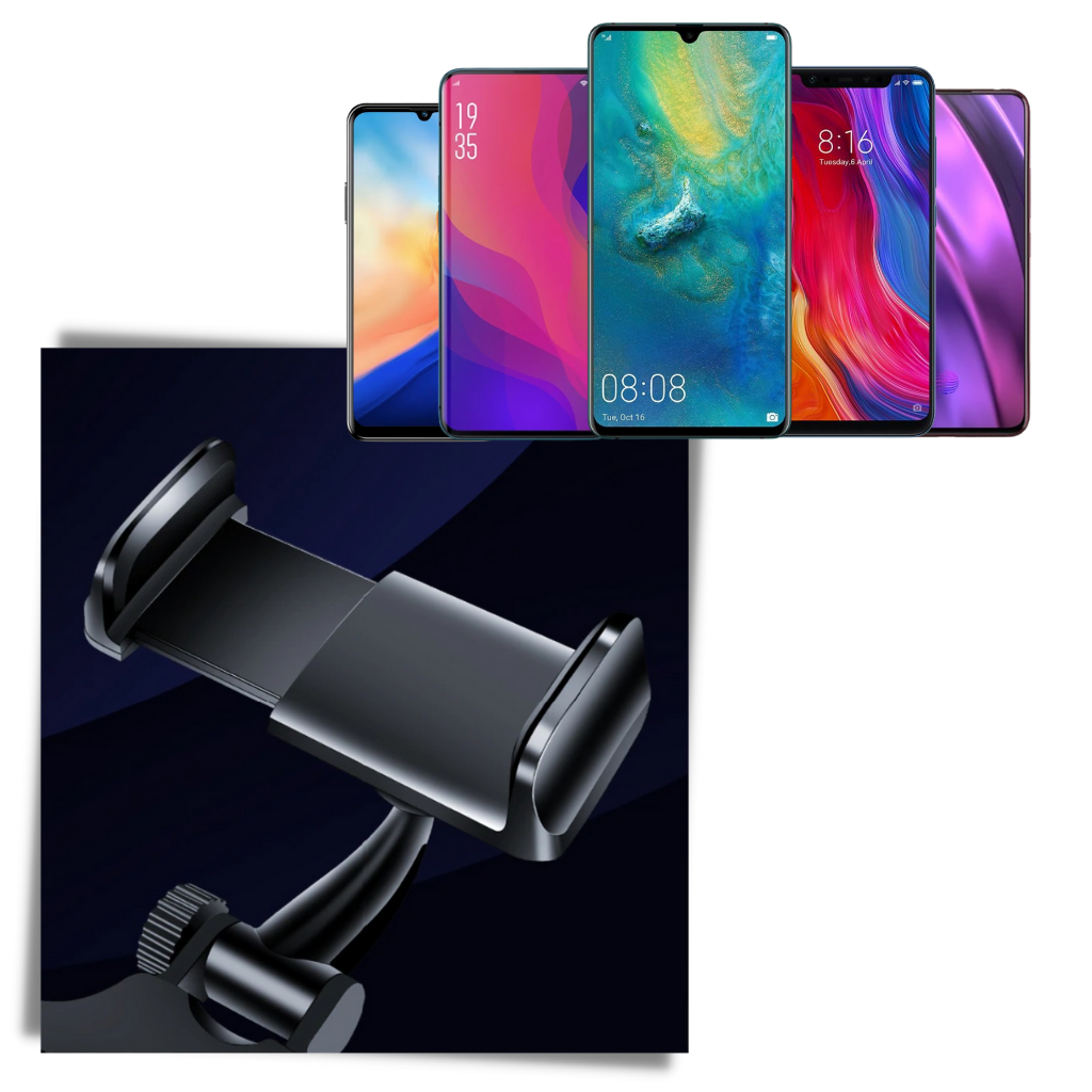 Soporte para teléfono en el espejo retrovisor del coche - Ozerty