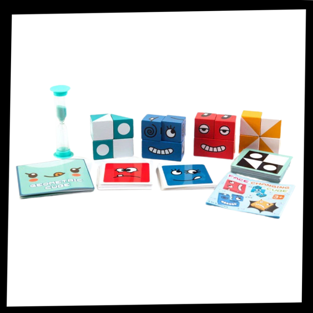 Juego Montessori Magic Cube Emoji - Ozerty