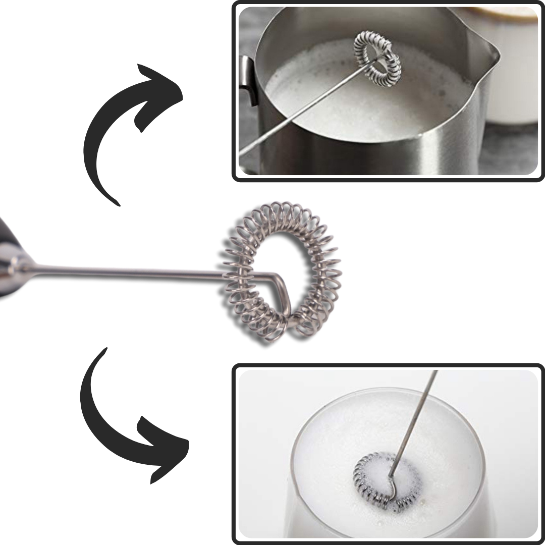 Espumador de leche de mano electrico