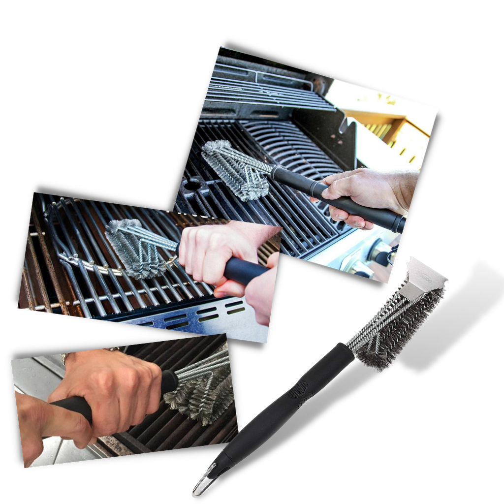 Cepillo de limpieza multiusos para barbacoas - Ozerty