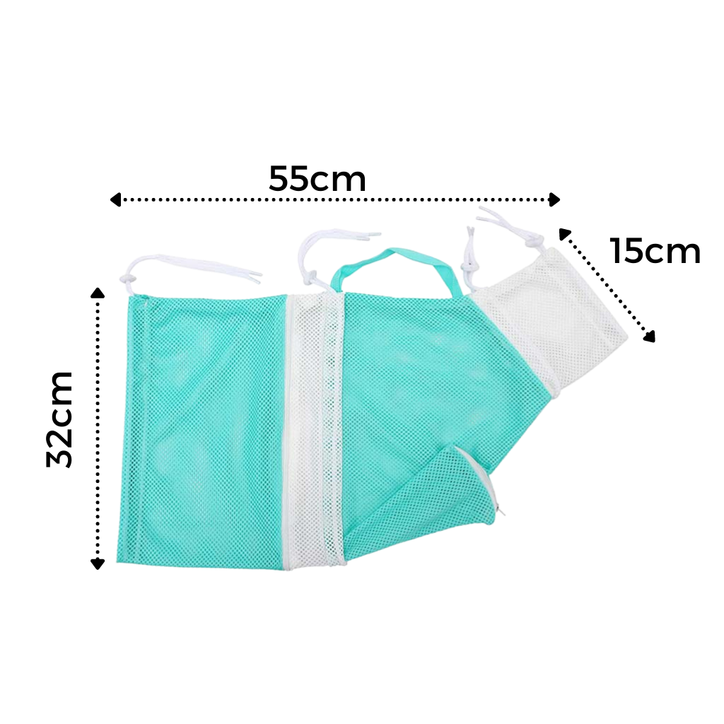 Bolsa de malla multifunción para el aseo de mascotas - Ozerty