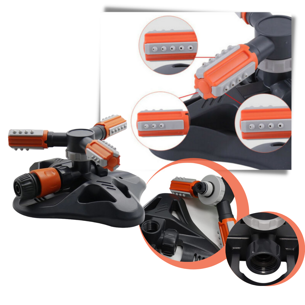 Dispositivo de aspersión de 360° ajustable - Ozerty