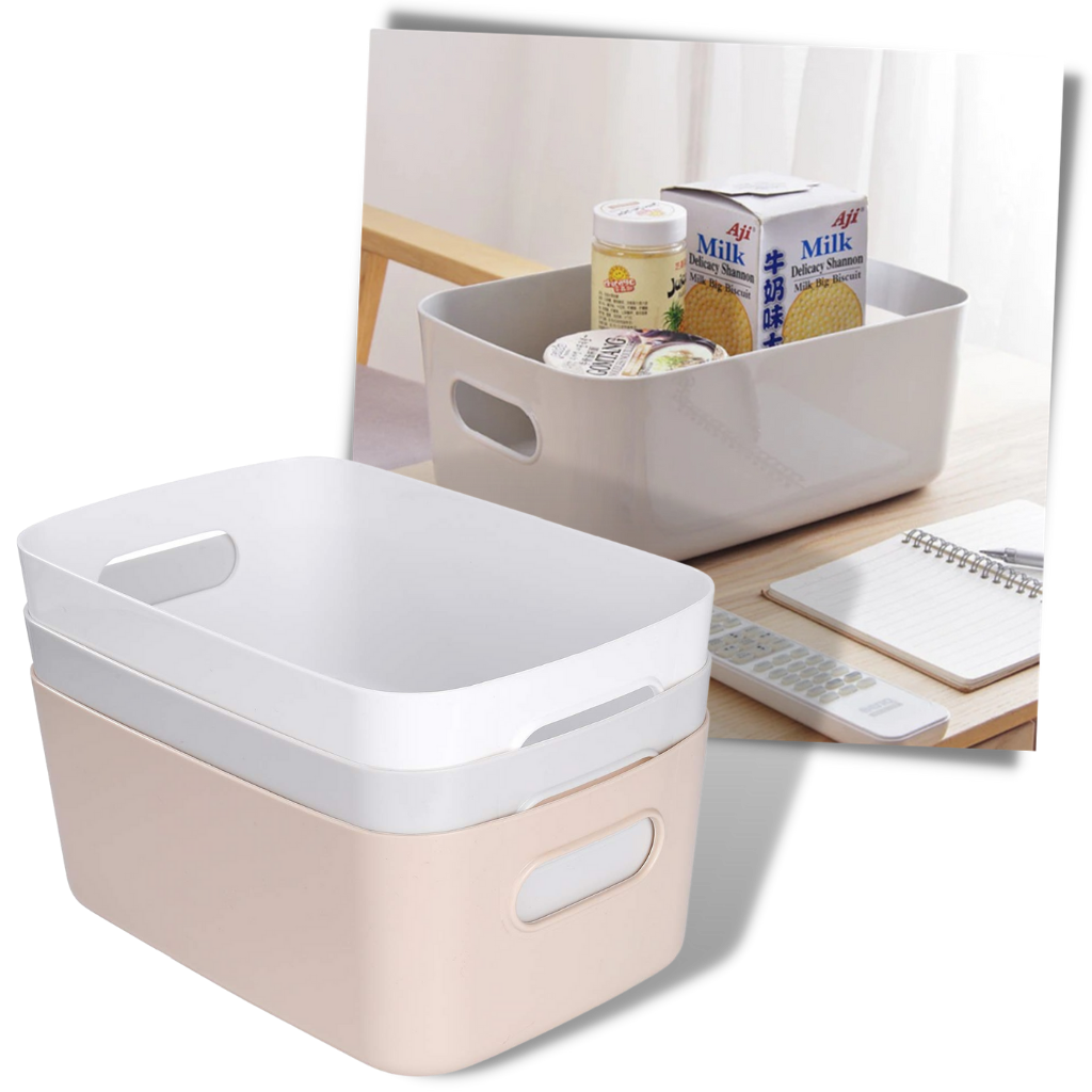 Cesta de plástico multiusos para almacenamiento - Ozerty