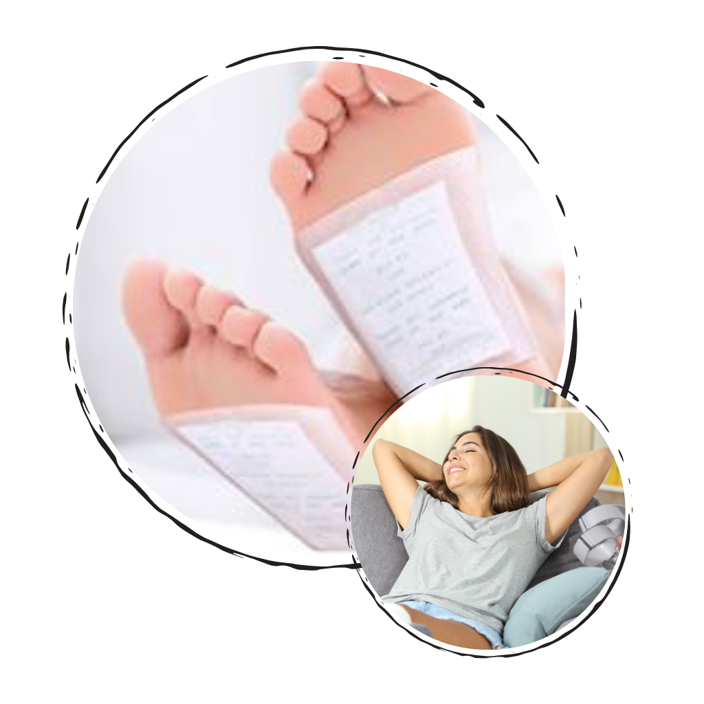 Almohadillas Detox naturales para los pies - Ozerty