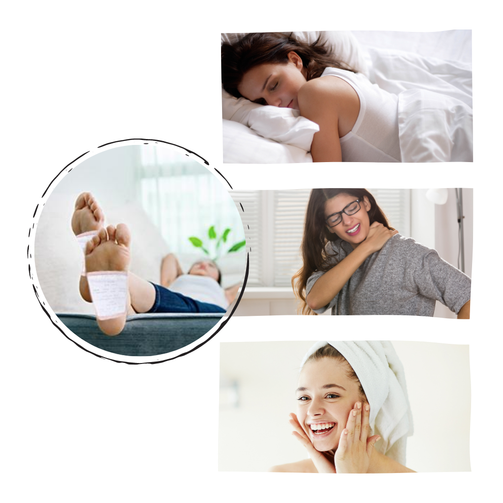 Almohadillas Detox naturales para los pies - Ozerty