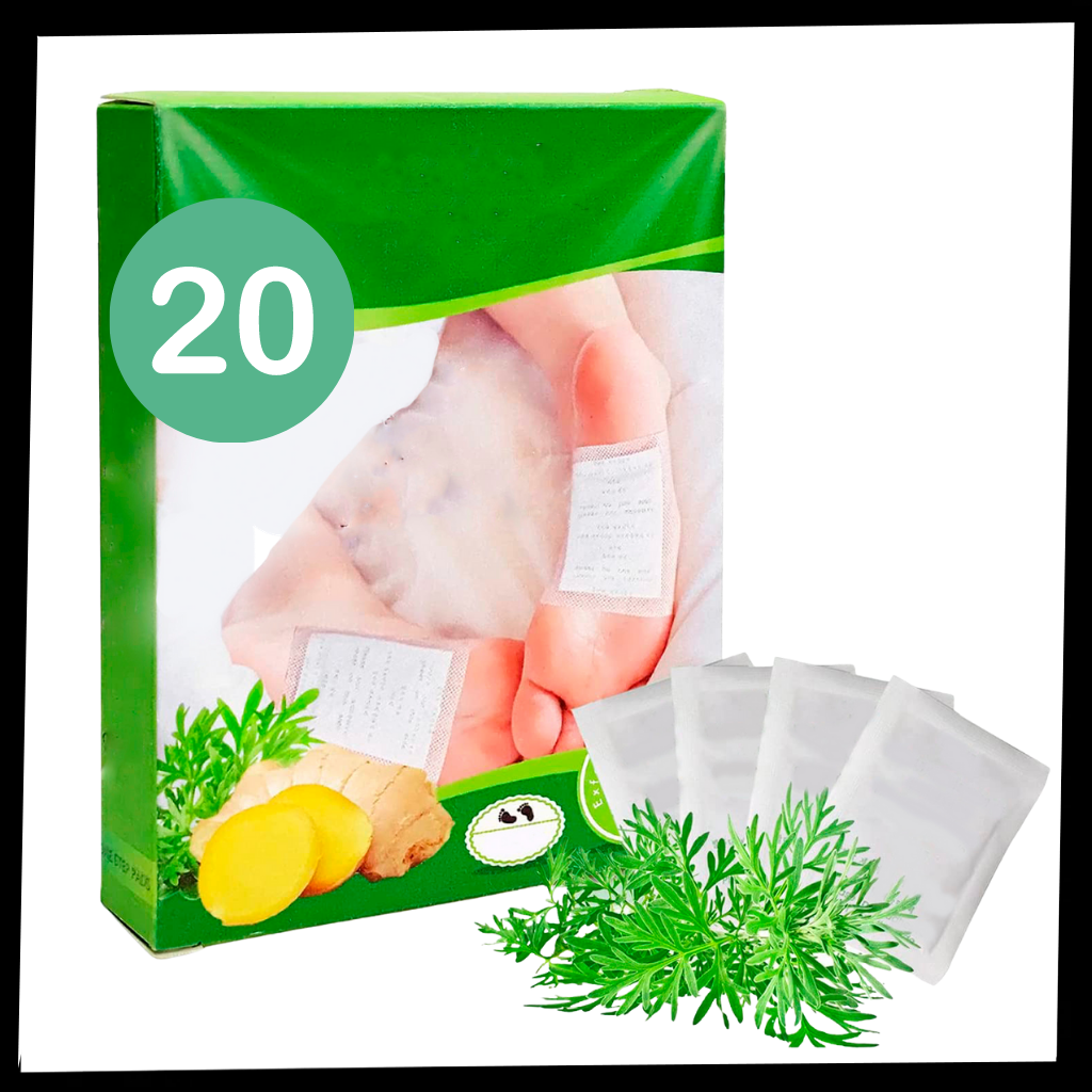 Almohadillas Detox naturales para los pies - Ozerty
