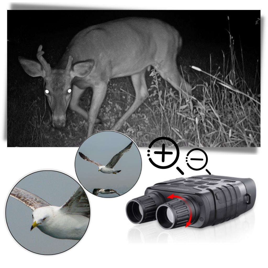 Binoculares de visión nocturna - Ozerty