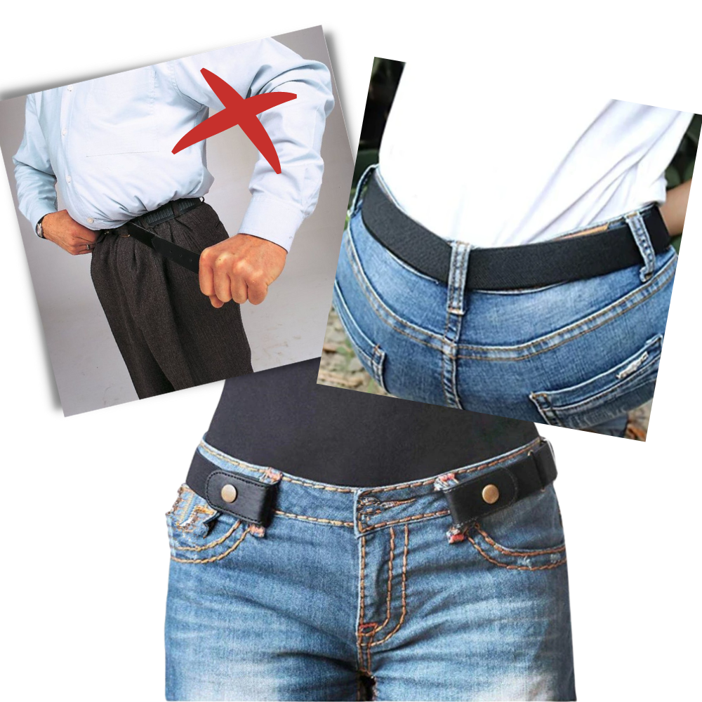 Cinturón elástico sin hebilla - Ozerty