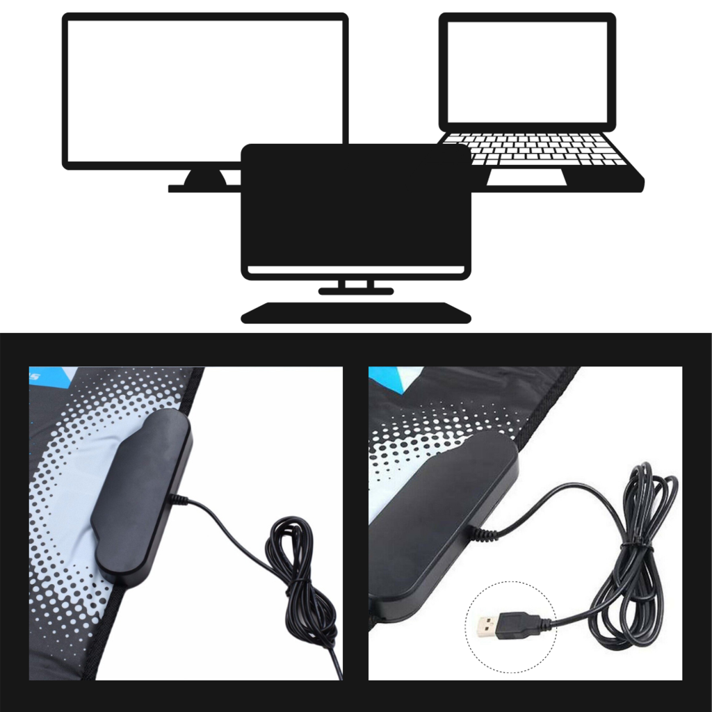 Almohadilla de baile USB antideslizante - Ozerty